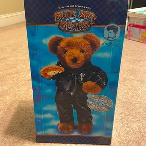 Singing Elvis collectible teddy bear new in box